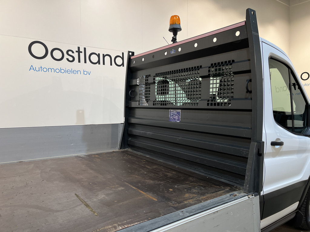 Ford Transit 350 2.0 TDCI L2H1 Trend AWD 4X4 170 PK Open Laadbak / Euro 6 / Airco / Cruise Control / Trekhaak / 3-Zits / 80.300 KM !! 14