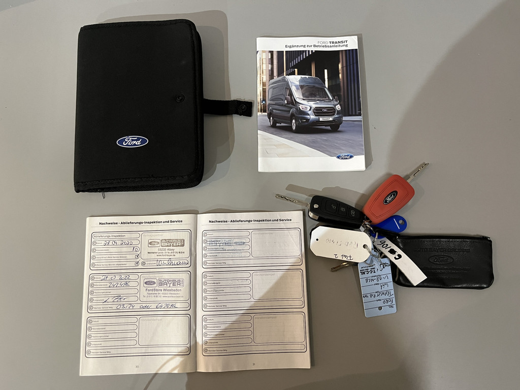 Ford Transit 350 2.0 TDCI L2H1 Trend AWD 4X4 170 PK Open Laadbak / Euro 6 / Airco / Cruise Control / Trekhaak / 3-Zits / 80.300 KM !! 18