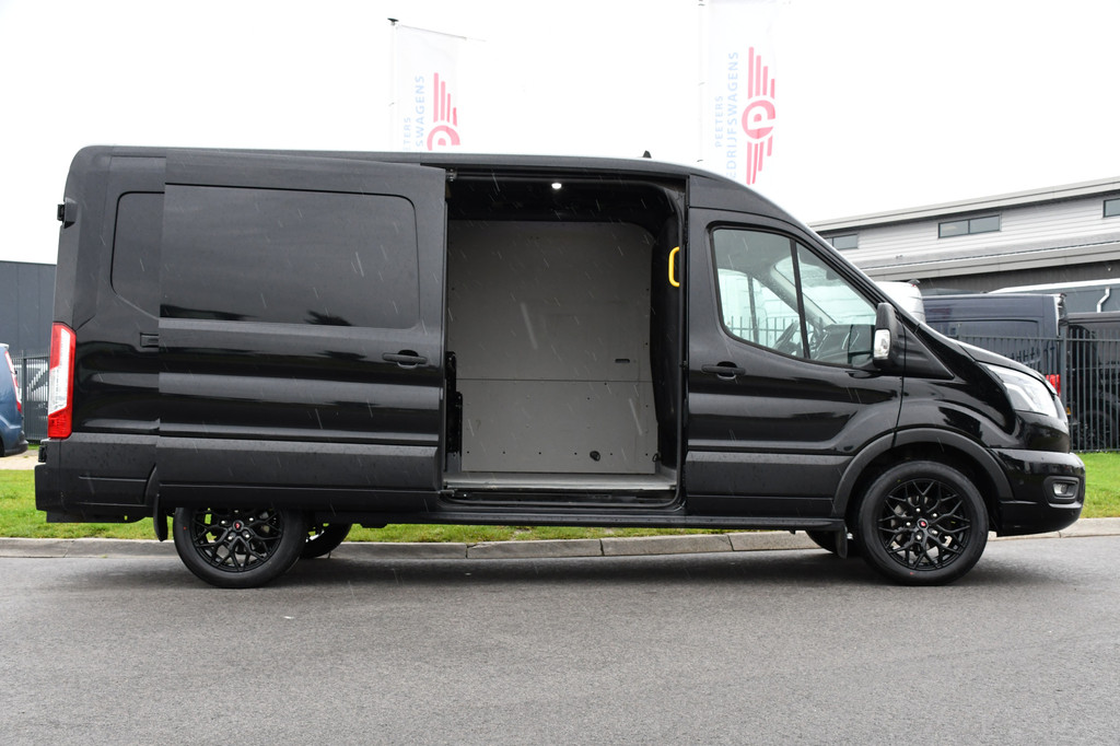Ford Transit 350 2.0 TDCI L3H2 Black Edition Camera, Cruise, Carplay, 185pk, Xenon, Multimedia, Automaat, Trekhaak, Sensoren, Uniek! 11