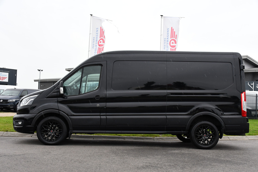 Ford Transit 350 2.0 TDCI L3H2 Black Edition Camera, Cruise, Carplay, 185pk, Xenon, Multimedia, Automaat, Trekhaak, Sensoren, Uniek! 9
