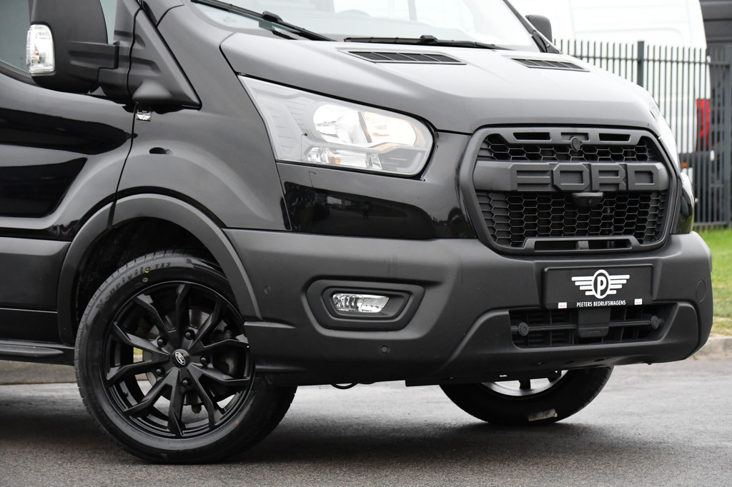 Ford Transit 350 2.0 TDCI L3H2 Black Edition GEEN BTW! 360 Camera, Adaptieve Cruise, Automaat, Sensoren, Stoelverwarming, Trekhaak, Uniek! 8
