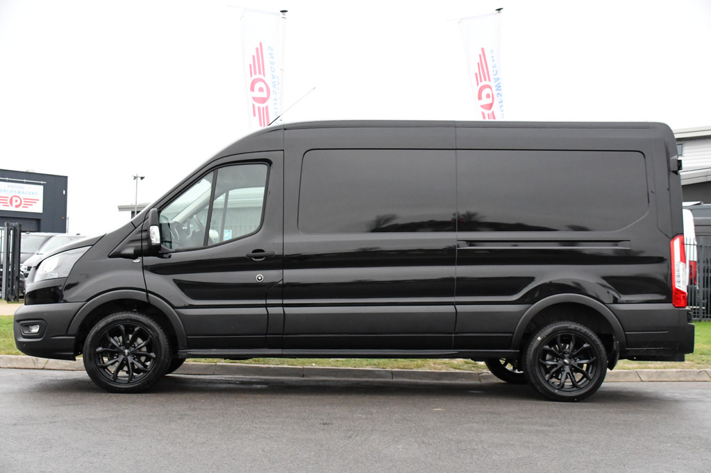 Ford Transit 350 2.0 TDCI L3H2 Black Edition GEEN BTW! 360 Camera, Adaptieve Cruise, Automaat, Sensoren, Stoelverwarming, Trekhaak, Uniek! 9