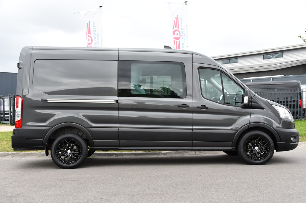 Ford Transit 350 2.0 TDCI L3H2 DC Raptor Grill Cruise, Camera, Carplay, Automaat, Sensoren, Trekhaak, NAVI, Multimedia, Uniek! 10