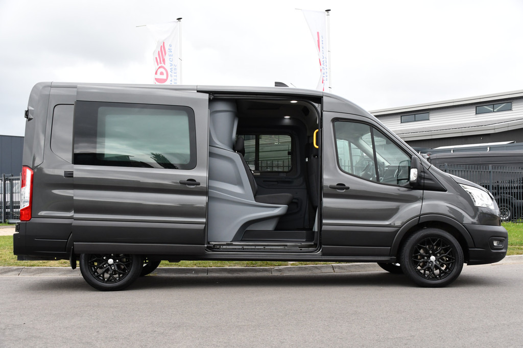 Ford Transit 350 2.0 TDCI L3H2 DC Raptor Grill Cruise, Camera, Carplay, Automaat, Sensoren, Trekhaak, NAVI, Multimedia, Uniek! 11