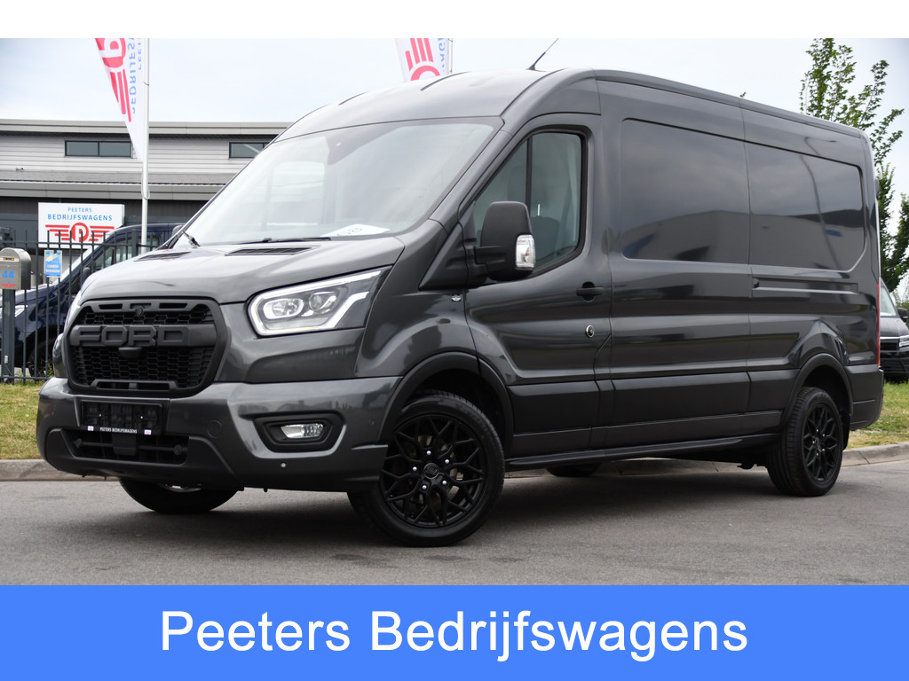 Ford Transit 350 2.0 TDCI L3H2 Limited PB Edition Camera, Cruise, Carplay, Xenon, Automaat, 185pk, Stoelverwarming, Trekhaak, Sensoren, Uniek!