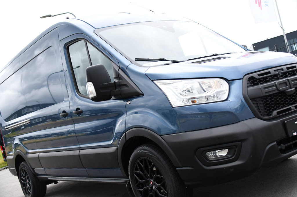 Ford Transit 350 2.0 TDCI L3H2 Raptor Edition Camera, Cruise, Carplay, 130pk, Automaat, Trekhaak, Multimedia, 17