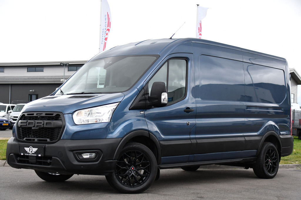 Ford Transit 350 2.0 TDCI L3H2 Raptor Edition Camera, Cruise, Carplay, 130pk, Automaat, Trekhaak, Multimedia, 4