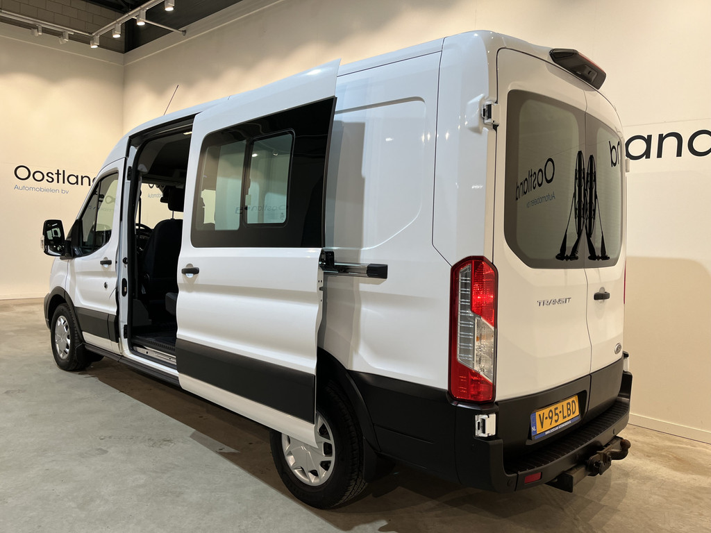 Ford Transit 350 2.0 TDCI L3H2 Trend 130 PK DC Dubbel Cabine / Euro 6 / Airco / Schuifdeur L + R / Cruise Control / Trekhaak / Camera 18