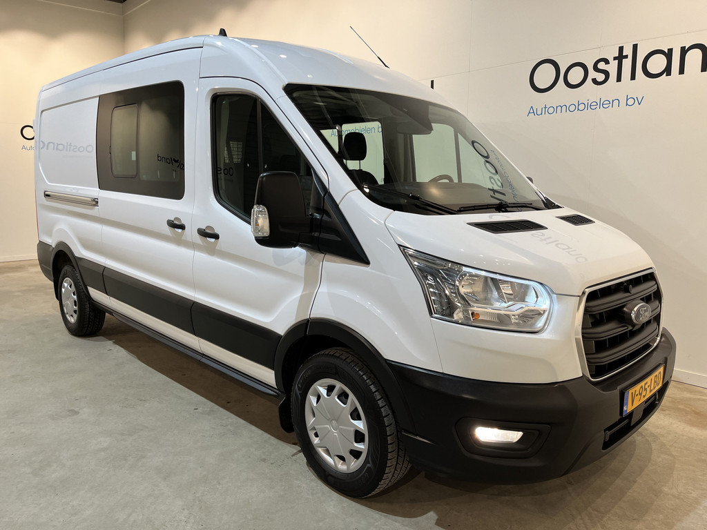 Ford Transit 350 2.0 TDCI L3H2 Trend 130 PK DC Dubbel Cabine / Euro 6 / Airco / Schuifdeur L + R / Cruise Control / Trekhaak / Camera 19