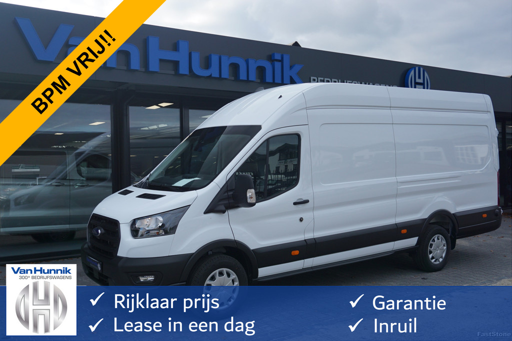Ford Transit 350L 105PK L4H3 BPM VRIJ!! Navi, 360° Camera, Adap. Cruise, 270° Deur!! NR. A29