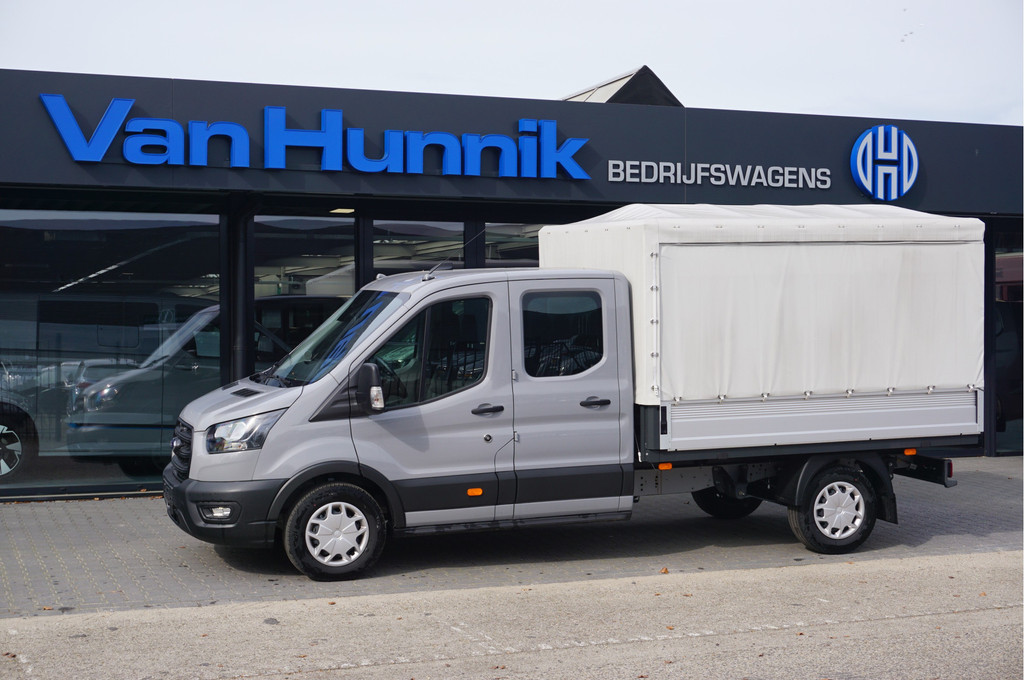 Ford Transit 350L 130PK Doka Open Laadbak L3 BPM VRIJ!! Sync4 Navi, Camera, Adap Cruise, Garantie 2028!! NR. D01* 4