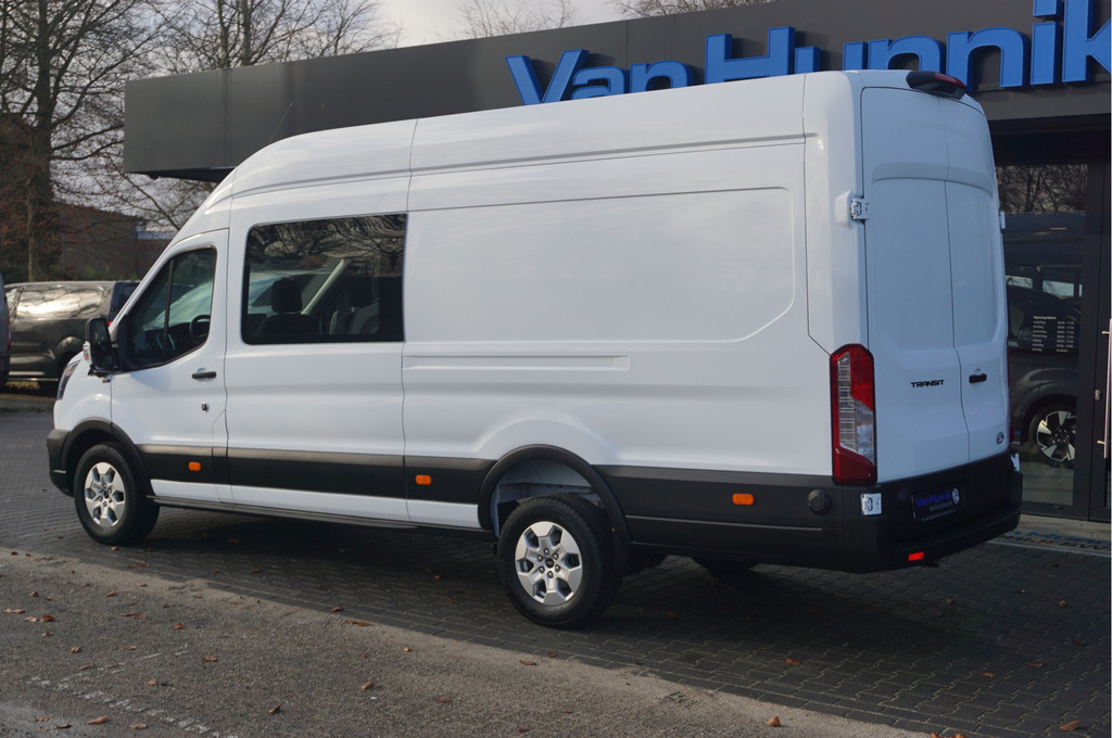 Ford Transit 350L 130PK L4H3 Dubbel Cabine BPM VRIJ!! Navi, ° Camera, Adap. Cruise, LM Velg!! NR. A242 3