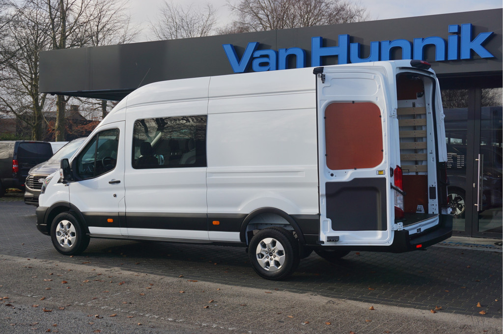 Ford Transit 350L 130PK L4H3 Dubbel Cabine BPM VRIJ!! Navi, ° Camera, Adap. Cruise, LM Velg!! NR. A242 4