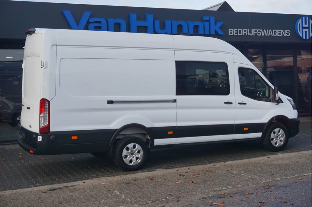 Ford Transit 350L 130PK L4H3 Dubbel Cabine BPM VRIJ!! Navi, ° Camera, Adap. Cruise, LM Velg!! NR. A242 5