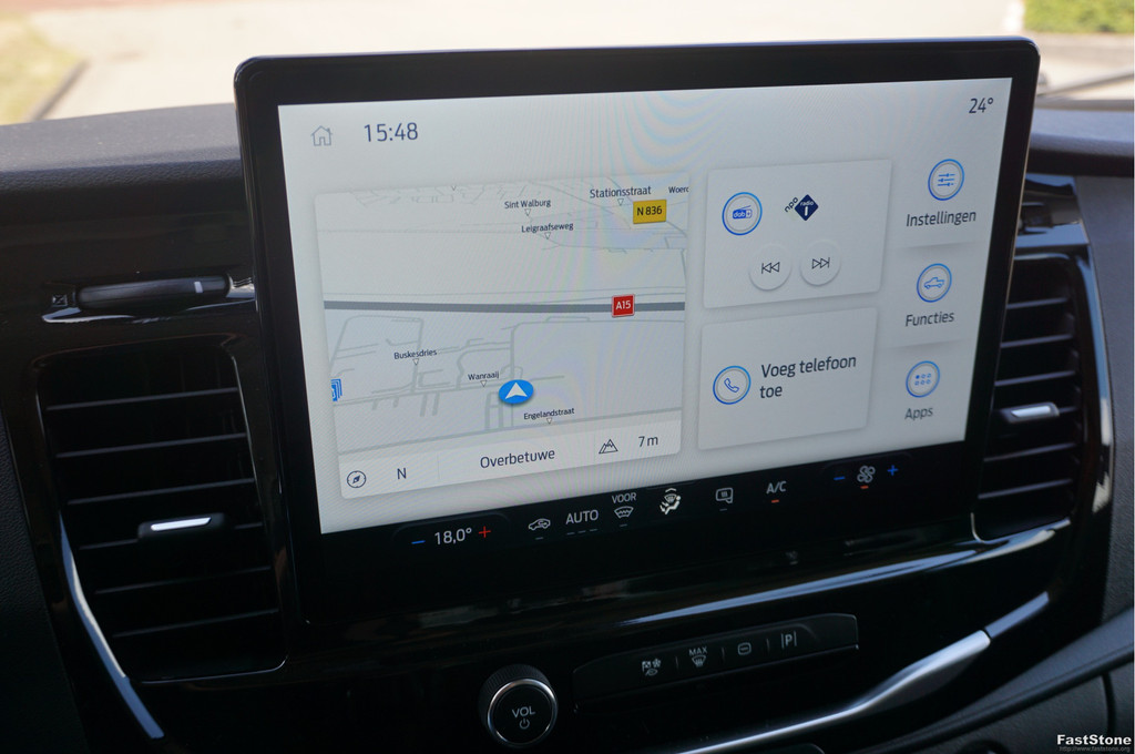 Ford Transit 350L 165PK Bakwagen AUT-10 BPM VRIJ Navi, ACC, Dhollandia 1000KG, 3.5T Trekgewicht!! NR. A04* 14