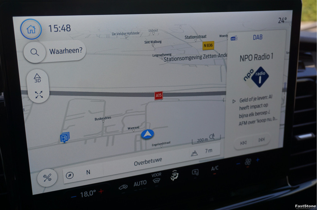 Ford Transit 350L 165PK Bakwagen AUT-10 BPM VRIJ Navi, ACC, Luchtvering, Dhollandia 1000KG, 3.5T Trekgewicht!! NR. A04* 16