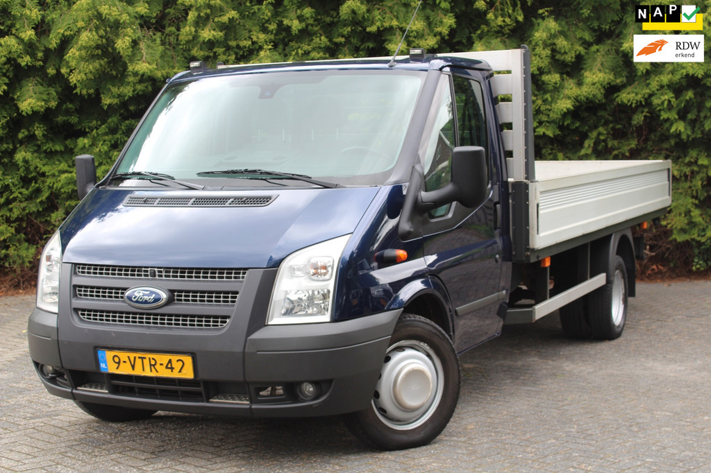 Ford Transit 350L 2.2 TDCI Ambiente EF 125PK Open Laadbak | Dubbelucht | Airco | Trekhaak |