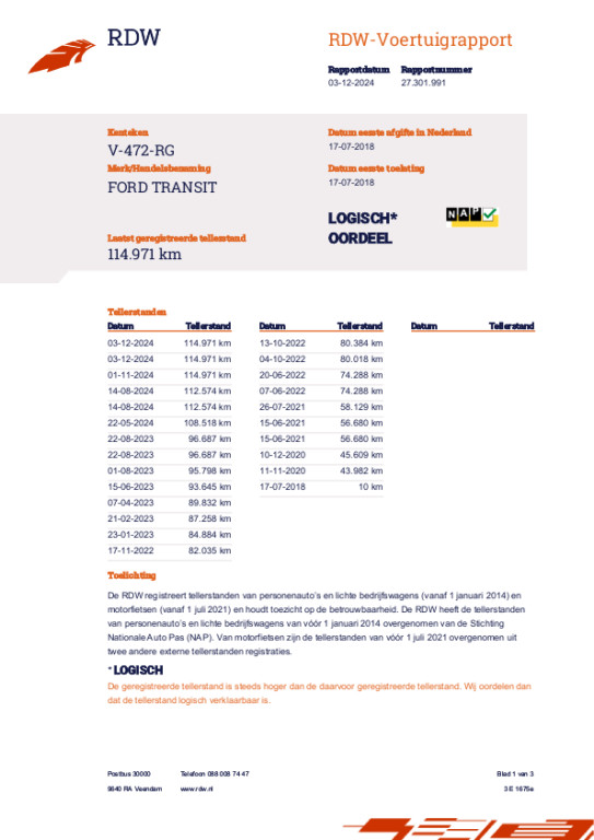 Ford Transit 350 L3 RWD Trend 114993 km bj 18 21