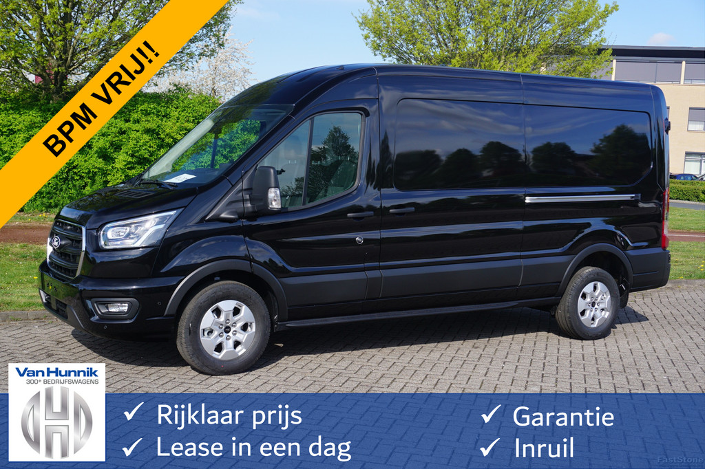Ford Transit 350L L3H2 Limited AUT-8 165PK BPM VRIJ Navi, Adap. Cruise, 360° Cam, Trekhaak, 2x Schuifdeur!! NR. 220