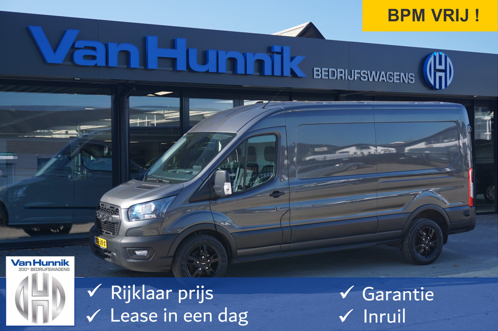 Ford Transit 350L L3H2 Trail Edition AUT 130PK BPM VRIJ!! 12 Sync4 Navi, Camera, Trekhaak, 17 LM!! NR. K01*