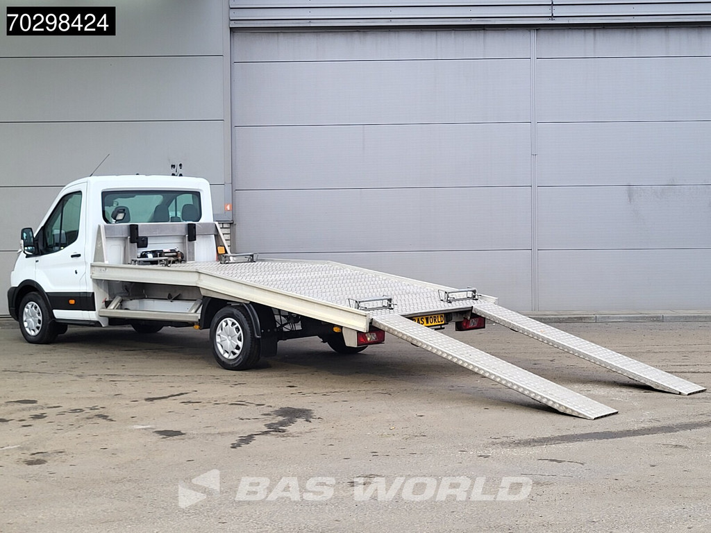 Ford Transit 130pk Autotransporter Airco Cruise Lier Euro6 Cartransporter Oprijwagen Airco Cruise control 7