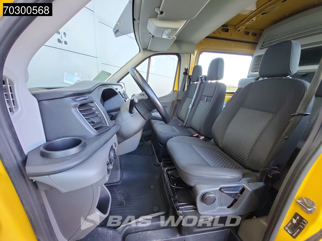 Ford Transit 130pk Dubbel Cabine 2x Schuifdeur L3H2 Trekhaak Airco Cruise Parkeersensoren Euro6 L3 DC Doka Mixto Airco Trekhaak Cruise control 12