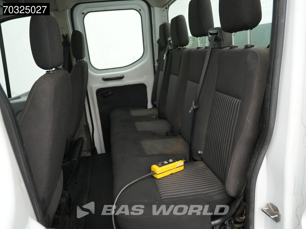 Ford Transit 130pk Dubbel Cabine Kipper Trekhaak Airco Cruise Euro6 Tipper Benne Kieper Airco Trekhaak Cruise control 18