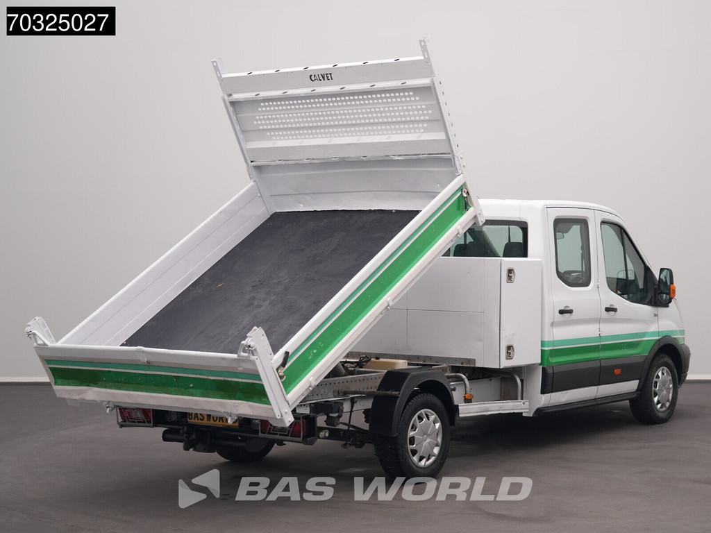 Ford Transit 130pk Dubbel Cabine Kipper Trekhaak Airco Cruise Euro6 Tipper Benne Kieper Airco Trekhaak Cruise control 2