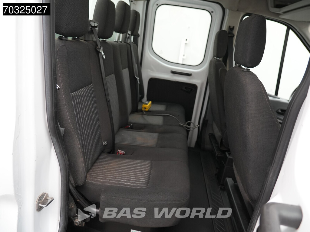 Ford Transit 130pk Dubbel Cabine Kipper Trekhaak Airco Cruise Euro6 Tipper Benne Kieper Airco Trekhaak Cruise control 20