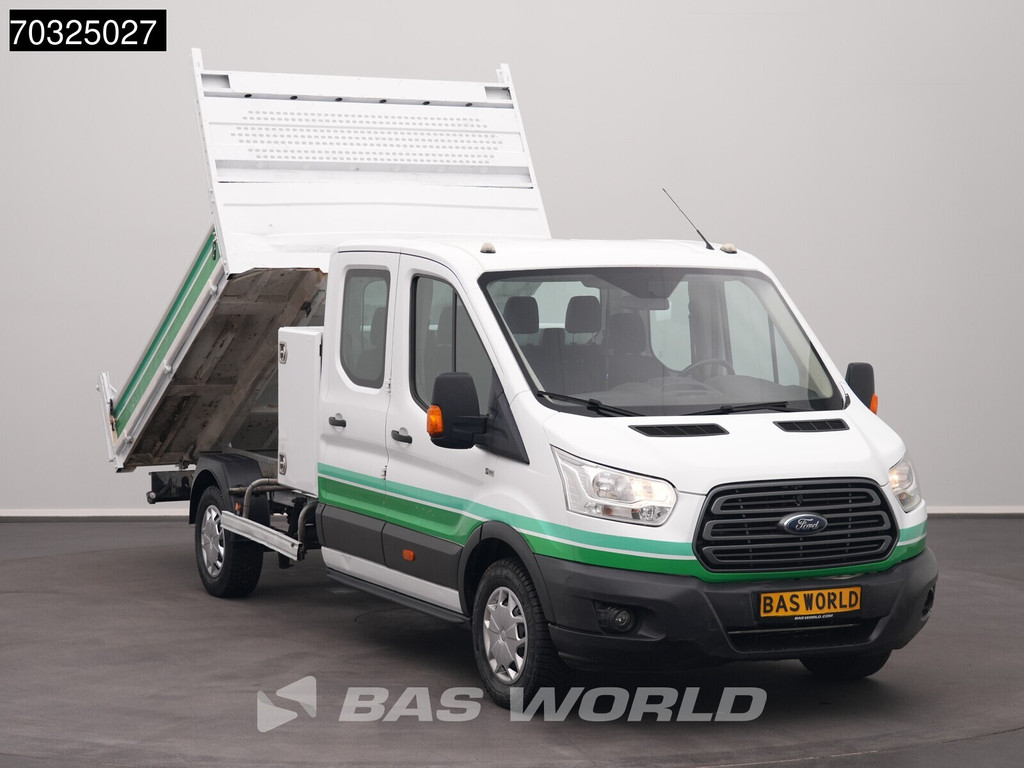 Ford Transit 130pk Dubbel Cabine Kipper Trekhaak Airco Cruise Euro6 Tipper Benne Kieper Airco Trekhaak Cruise control 5