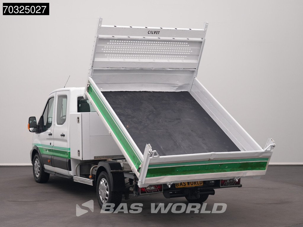 Ford Transit 130pk Dubbel Cabine Kipper Trekhaak Airco Cruise Euro6 Tipper Benne Kieper Airco Trekhaak Cruise control 6