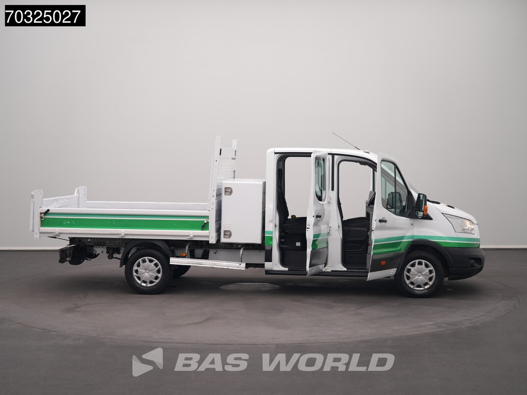 Ford Transit 130pk Dubbel Cabine Kipper Trekhaak Airco Cruise Euro6 Tipper Benne Kieper Airco Trekhaak Cruise control 8