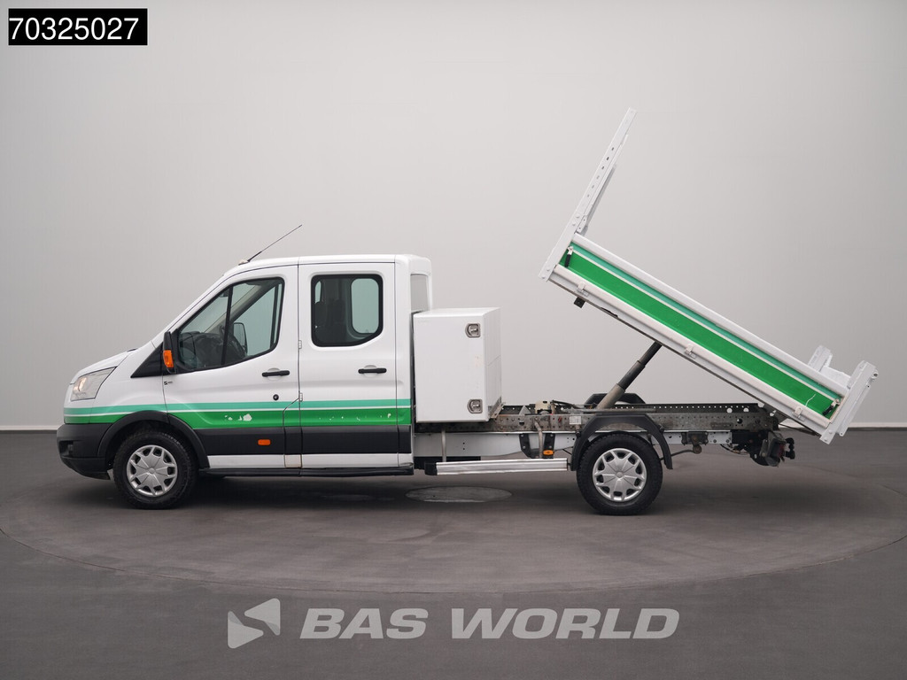 Ford Transit 130pk Dubbel Cabine Kipper Trekhaak Airco Cruise Euro6 Tipper Benne Kieper Airco Trekhaak Cruise control 9