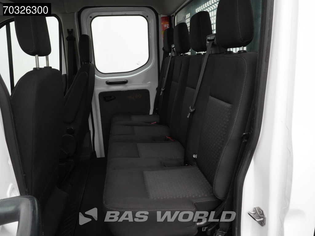 Ford Transit 130pk Dubbel Cabine Open Laadbak Trekhaak Navi Airco Cruise Camera Euro6 DC Doka Prische Pickup Open Box Airco Trekhaak Cruise control 11