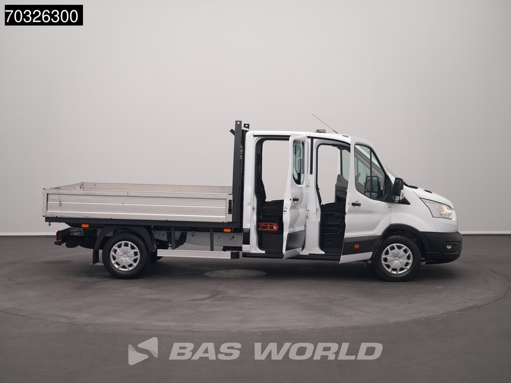 Ford Transit 130pk Dubbel Cabine Open Laadbak Trekhaak Navi Airco Cruise Camera Euro6 DC Doka Prische Pickup Open Box Airco Trekhaak Cruise control 7