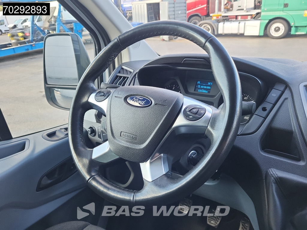 Ford Transit 130pk Dubbellucht Schuifzeilen Navi Airco Cruise Euro6 APK 02-2026 Zeilen Zeilenwagen Plane Bakwagen Meubelbak Koffer 17m3 Airco Cruise control 14