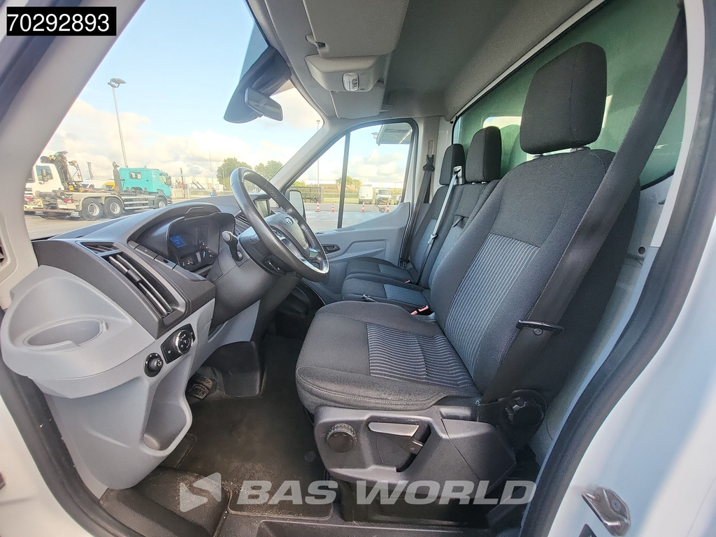 Ford Transit 130pk Dubbellucht Schuifzeilen Navi Airco Cruise Euro6 APK 02-2026 Zeilen Zeilenwagen Plane Bakwagen Meubelbak Koffer 17m3 Airco Cruise control 9