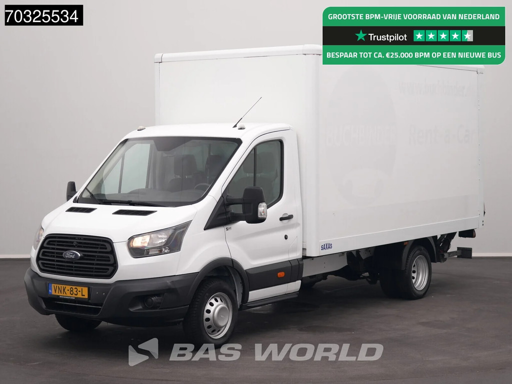 Ford Transit 130pk Laadklep Dubbellucht Bakwagen Airco Euro6 Meubelbak Koffer Airco