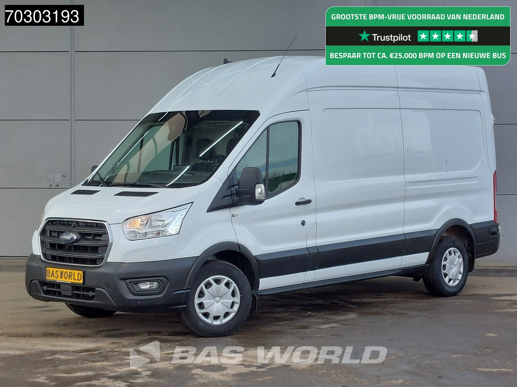 Ford Transit 130pk Laadklep Ramp L3H3 Navi Airco Cruise Parkeersensoren DHollandia Euro6 L3 Hoog Dak Airco Cruise control