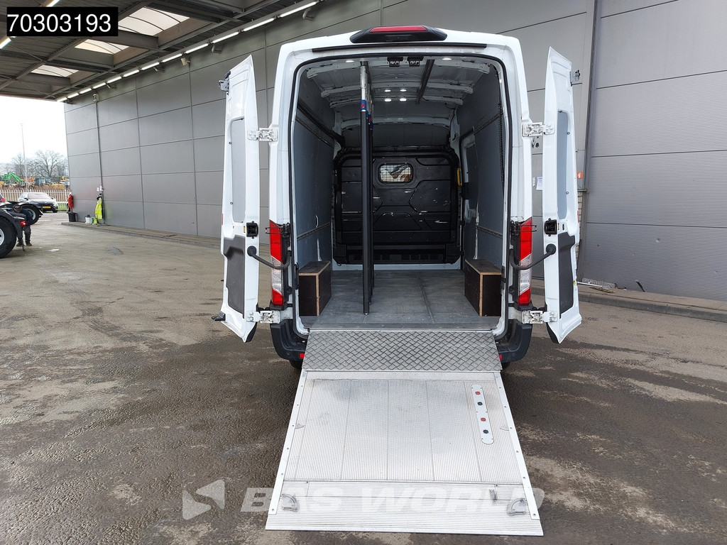 Ford Transit 130pk Laadklep Ramp L3H3 Navi Airco Cruise Parkeersensoren DHollandia Euro6 L3 Hoog Dak Airco Cruise control 3