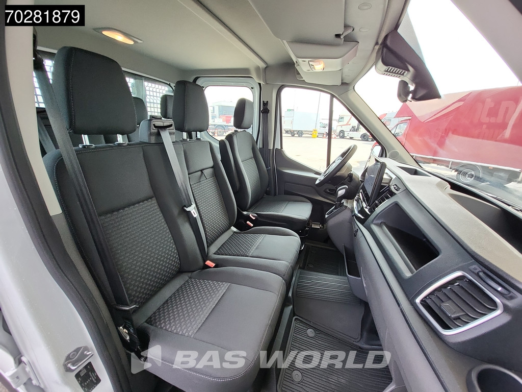 Ford Transit 170pk Automaat Dubbel Cabine 3500kg Trekhaak Open Laadbak Pritsche SYNC4 scherm CarPlay Camera Airco Trekhaak Cruise control 16