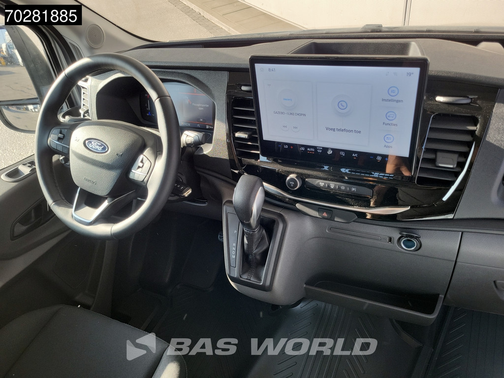 Ford Transit 170pk Automaat Dubbel Cabine 3500kg Trekhaak Open Laadbak Pritsche SYNC4 scherm CarPlay Camera Pickup Airco Trekhaak Cruise control 9