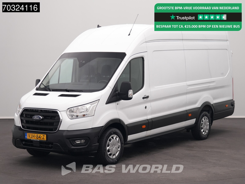 Ford Transit 170pk Automaat L4H3 Airco Cruise Camera Parkeersensoren v+a Euro6 L4 Hoog Dak Airco Cruise control