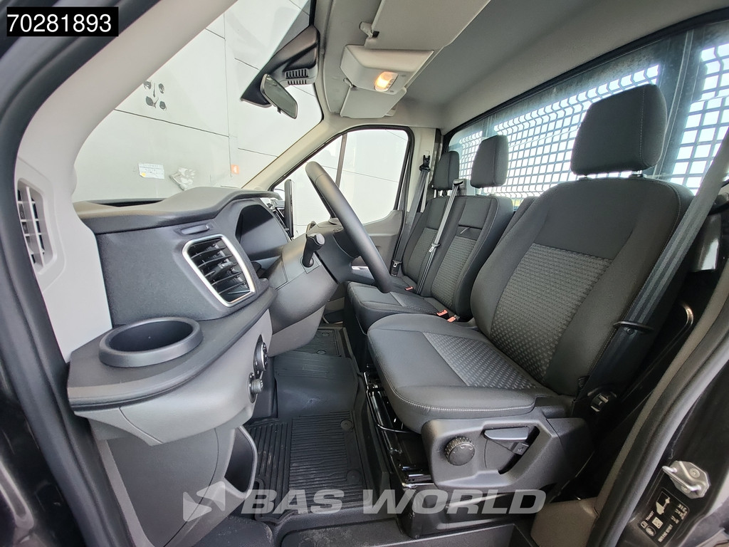 Ford Transit 170pk Open Laadbak Dubbellucht 3,5t Trekhaak Airco Cruise Camera Euro6 Pritsche Pickup Open Box Airco Trekhaak Cruise control 10