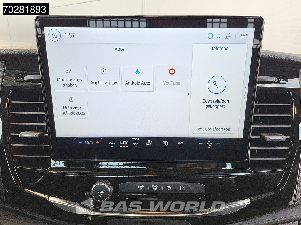 Ford Transit 170pk Open Laadbak Dubbellucht 3,5t Trekhaak Airco Cruise Camera Euro6 Pritsche Pickup Open Box Airco Trekhaak Cruise control 14