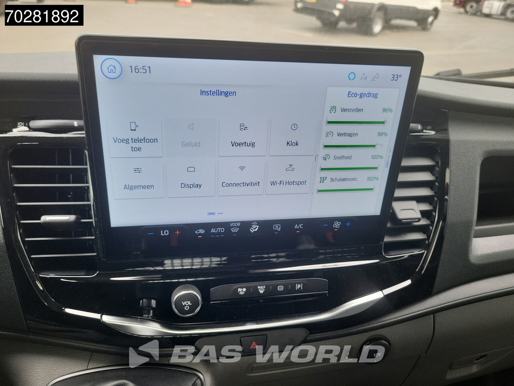 Ford Transit 170pk Open Laadbak Dubbellucht 3,5t Trekhaak Airco Cruise Camera SYNC4 scherm Euro6 Pritsche Pickup Open Box Airco Trekhaak Cruise control 14