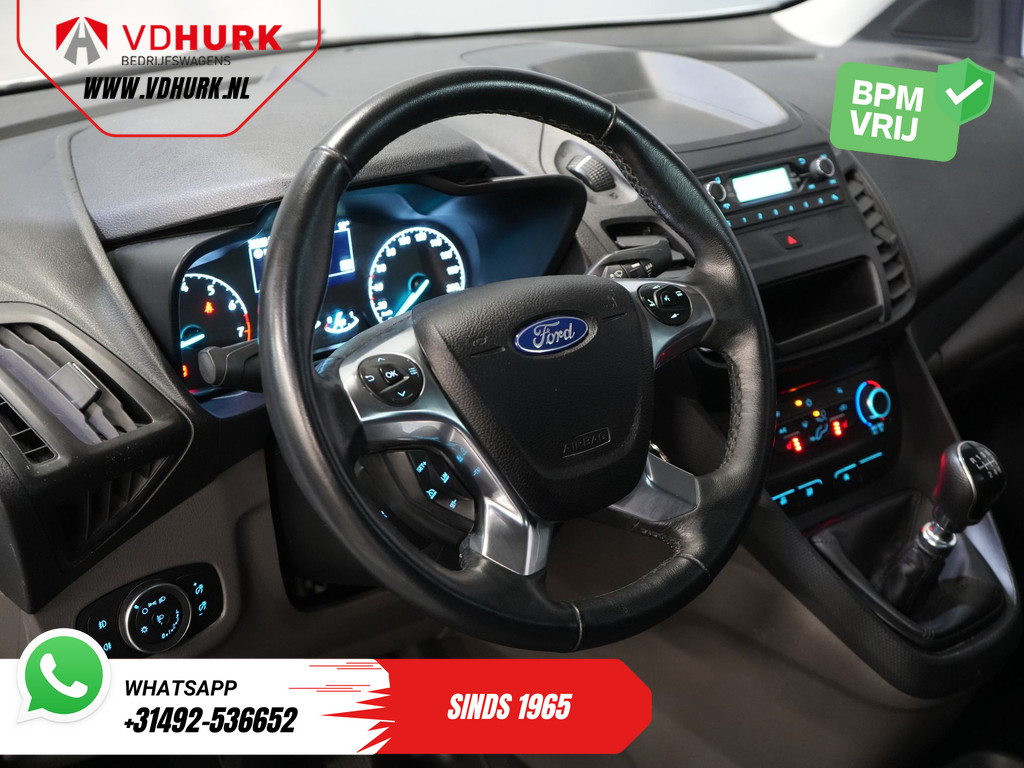 Ford Transit Connect 1.0 Ecoboost 100 pk Trend BENZINE BPM VRIJ! Standkachel/ Stoelverw./ PDC/ Cruise/ Trekhaak/ Airco 14