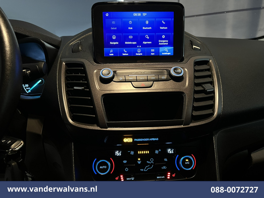 Ford Transit Connect 1.5 EcoBlue 100pk L1H1 Euro6 Airco | Camera | Navigatie | Android Auto Trekhaak, Verwarmde Voorruit, Stoelverwarming, Parkeersensoren 14