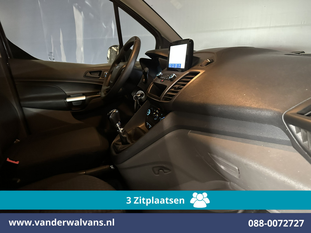 Ford Transit Connect 1.5 EcoBlue 100pk L2H1 Euro6 Airco | 3-Zits | Camera | Navigatie | Verwarmde voorruit Parkeersensoren, Bijrijdersbank 12