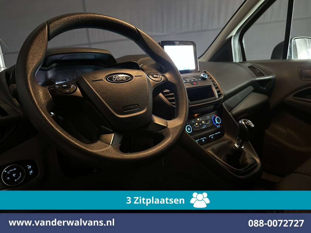 Ford Transit Connect 1.5 EcoBlue 100pk L2H1 Euro6 Airco | 3-Zits | Camera | Navigatie | Verwarmde voorruit Parkeersensoren, Bijrijdersbank 13